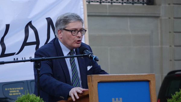 Laurent Passer, président démissionnaire de l'assemblée de la Corporation ecclésiastique catholique du canton de Fribourg (CEC) (photo Maurice Page) 