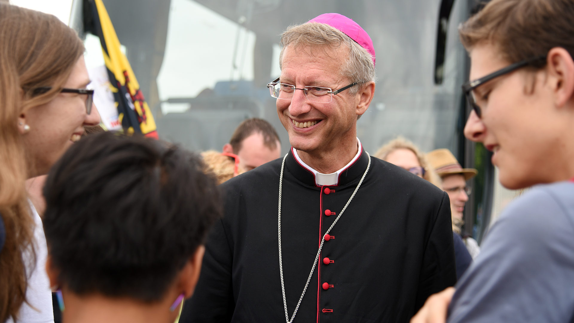 Pour l'évêque des jeunes, les JMJ sont un élément central de la pastorale jeunesse (Photo: Pierre Pistoletti)